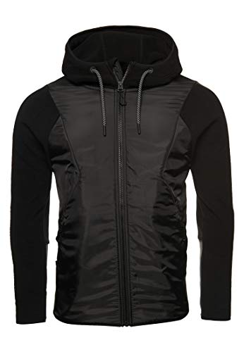 Superdry Herren Desert Alchemy Kapuzenjacke mit Farbblock-Design Schwarz XXL von Superdry