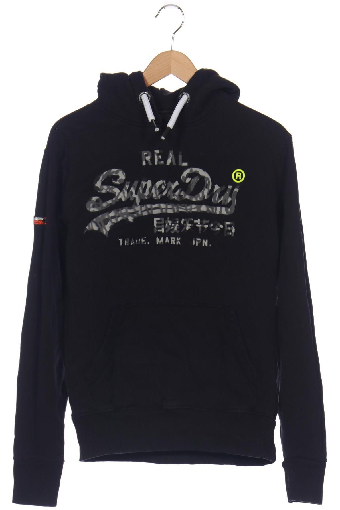 Superdry Herren Kapuzenpullover, schwarz, Gr. 46 von Superdry