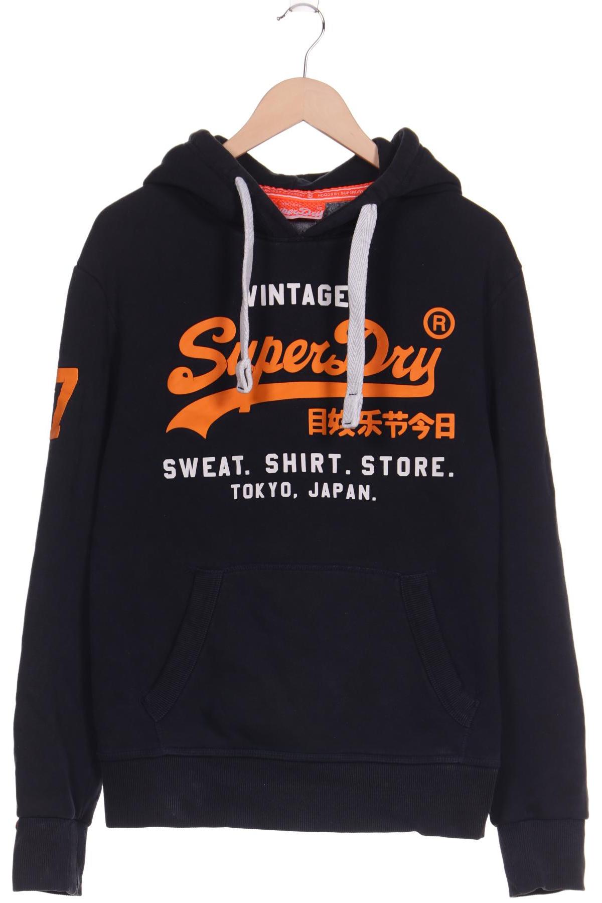 Superdry Herren Kapuzenpullover, schwarz, Gr. 46 von Superdry