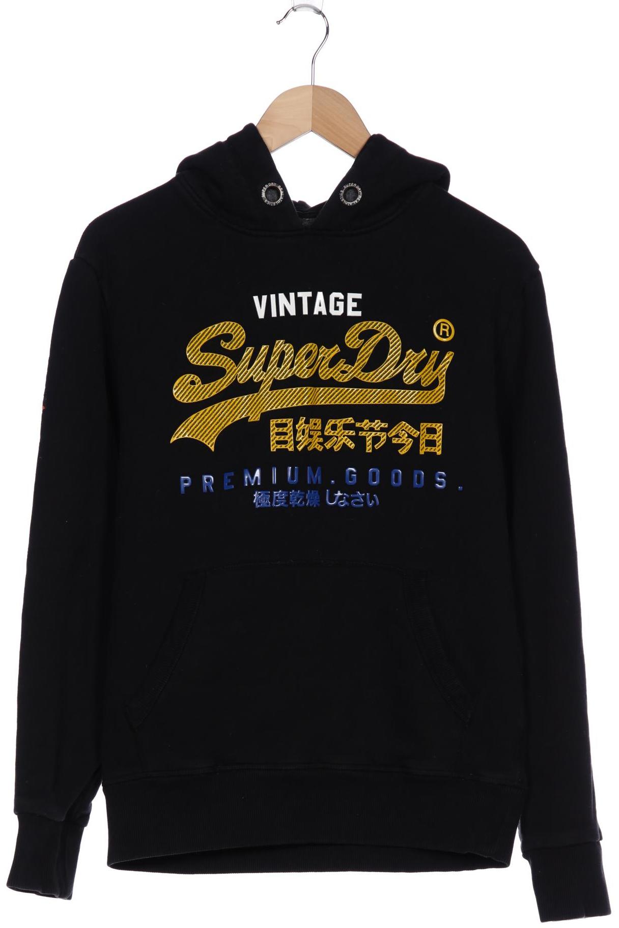 Superdry Herren Kapuzenpullover, schwarz, Gr. 46 von Superdry