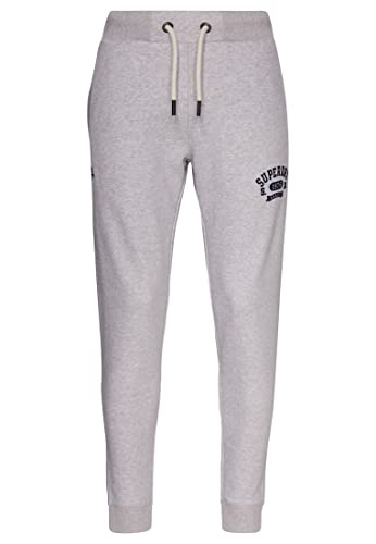 Superdry Herren Vintage Gym Athletic Jogginghose Gletschergrau Meliert XL von Superdry