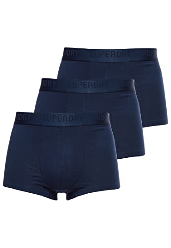 Superdry Mens Multi Triple Pack Trunks, Richest Navy, Small von Superdry