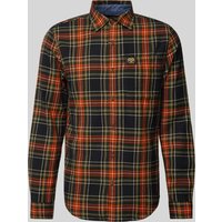 Superdry Slim Fit Freizeithemd mit Label-Patch Modell 'Lumberjack' in Black, Größe XXL von Superdry