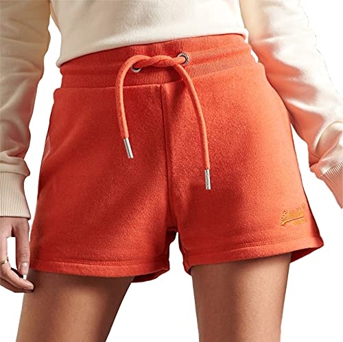 Superdry Womens W7110219A Casual Shorts, Bright Orange Marl, M von Superdry