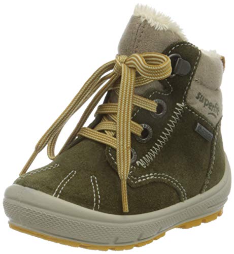 Superfit Baby Jungen GROOVY warm gefütterte Gore-Tex warm gefütterte Gore-Tex warm gefütterte Gore-Tex Schneestiefel, Grün Beige Gelb 7000, 19 EU von Superfit