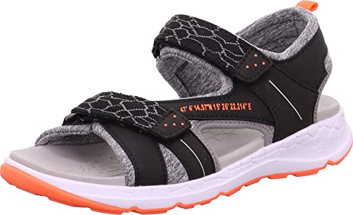 Superfit Criss Cross Sandale, SCHWARZ/ORANGE 0000, 34 EU von Superfit