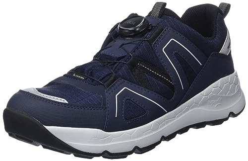 Superfit Jungen Free Ride Sneaker, Blau Schwarz 8010, 36 EU von Superfit