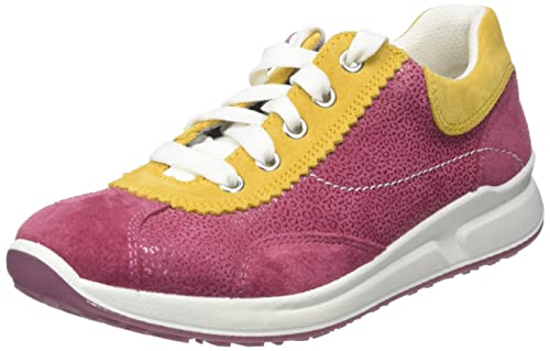 Superfit Mädchen Merida Hs Sneaker, Pink Gelb 5500, 33 EU von Superfit