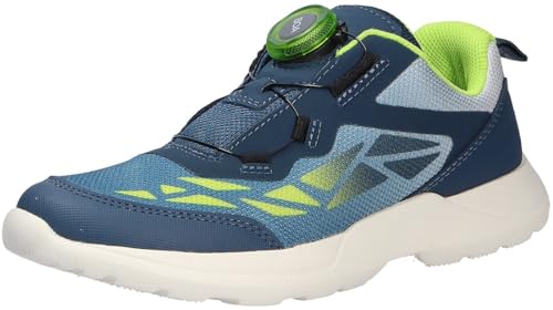 Superfit Rush Sneaker, Blau/Hellgrün 8000, 37 EU Weit von Superfit