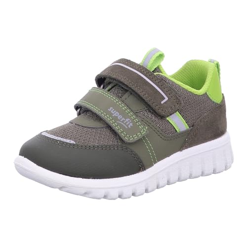 Superfit SPORT7 Mini Sneaker, Grün/Hellgrün 7000, 29 EU Weit von Superfit