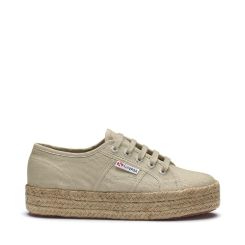 Superga Damen 2730 Rope Sneaker, Marrone Taupe 949, 42.5 EU von Superga