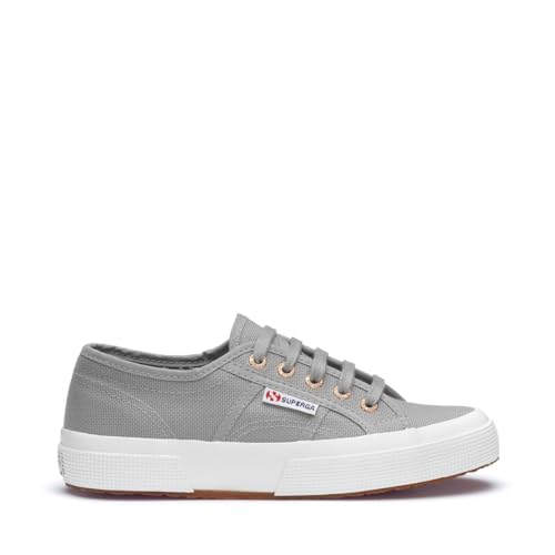 Superga Unisex-Erwachsene 2750 COTU Classic Gymnastikschuhe, Grau (Lt Grey/Rose Gold F00) von Superga