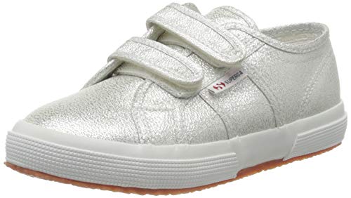 Superga 2750 LAMESTRAPJ Gymnastikschuhe, Silber (Grey Silver 031), 31 EU von Superga