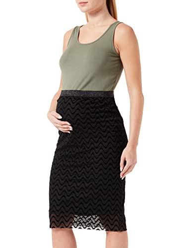 Supermom Damen Skirt Dunn The Belly All Over Print Rock, Black-P090, S von Supermom