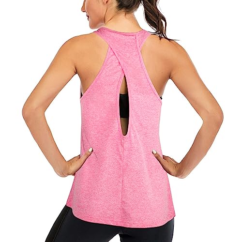 Superora Tanktops Damen Sport Yoga Racerback Fitness Running Workout Lauftop Ärmellos Shirt Oberteile von Superora