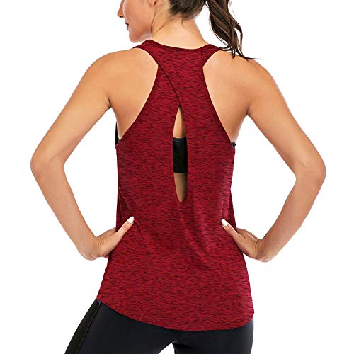 Superora Tanktops Damen Sport Yoga Racerback Fitness Running Workout Lauftop Ärmellos Shirt Oberteile von Superora