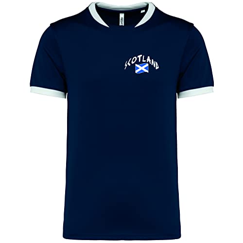 Supportershop Herren Schottland T-Shirt, Marineblau, L von Supportershop