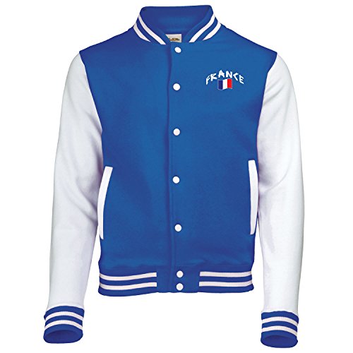 Supportershop Jungen Frankreich Jacke, blau, XS von Supportershop