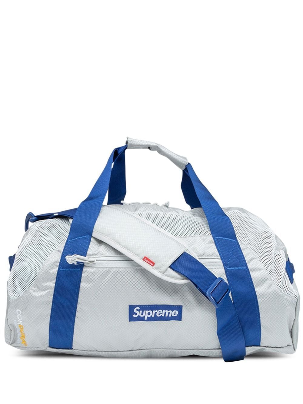 Supreme Reisetasche mit Logo-Patch - Grau von Supreme