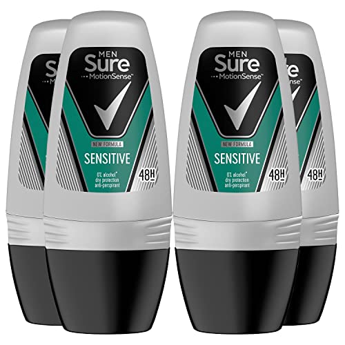 Sure Men Sensitive Anti-Perspirant 50Ml - Pack Of 4 von Sure