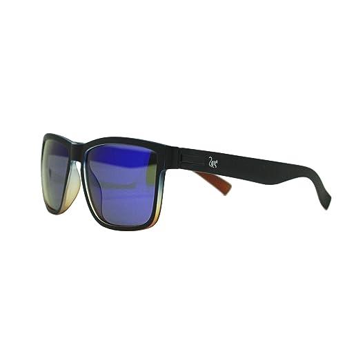Surf Monkey Sonnenbrille für Herren und Damen, polarisiert, für Erwachsene, schwarz/blau von Surf Monkey