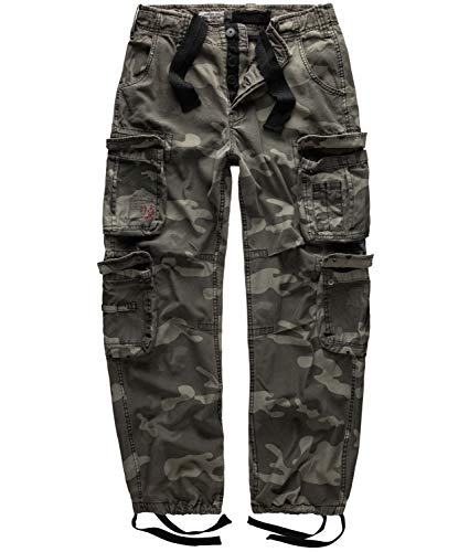 Surplus Raw Vintage Airborne Herren Cargo Hose, blackcamo, XXL Surplus Raw Vintage Airborne Herren Cargo Hose, blackcamo, XXL von Surplus Raw Vintage
