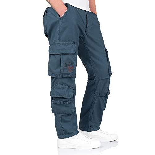 Surplus Raw Vintage Airborne Slimmy Herren Cargo Vintage Hose, Navy, XXL Surplus Raw Vintage Airborne Slimmy Herren Cargo Vintage Hose, Navy, XXL von Surplus Raw Vintage