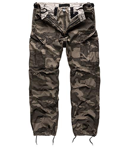 Surplus Raw Vintage Herren Cargo Fatigues Trousers, Blackcamo, XXL Surplus Raw Vintage Herren Cargo Fatigues Trousers, Blackcamo, XXL von Surplus Raw Vintage