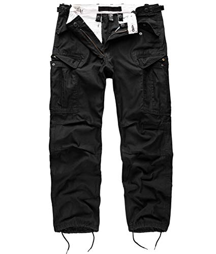 Surplus Raw Vintage Herren Cargo Fatigues Trousers, Schwarz, XXL Surplus Raw Vintage Herren Cargo Fatigues Trousers, Schwarz, XXL von Surplus Raw Vintage