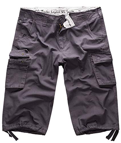 Surplus Raw Vintage Herren Cargo Trooper Legend 3/4 Shorts, anthrazit, L von Surplus Raw Vintage