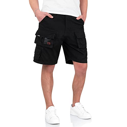 Surplus Raw Vintage Herren Cargo Trooper Shorts, schwarz, 4XL von Surplus Raw Vintage