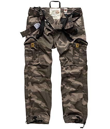 Surplus Raw Vintage Premium Herren Cargo Hose, blackcamo, 4XL Surplus Raw Vintage Premium Herren Cargo Hose, blackcamo, 4XL von Surplus Raw Vintage