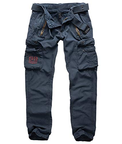 Surplus Raw Vintage Royal Traveler Slimmy Trousers, Royalblue, L Surplus Raw Vintage Royal Traveler Slimmy Trousers, Royalblue, L von Surplus Raw Vintage