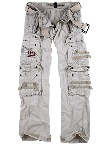 Surplus Raw Vintage Royal Traveler Trousers, royalwhite, XXL Surplus Raw Vintage Royal Traveler Trousers, royalwhite, XXL von Surplus Raw Vintage