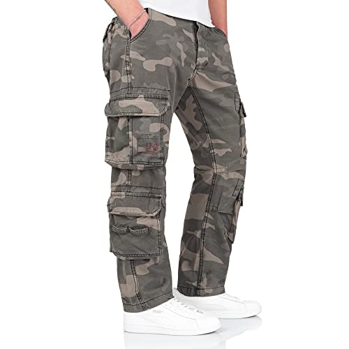 Surplus Raw Vintage Airborne Slimmy Herren Cargo Vintage Hose, Blackcamo, XL Surplus Raw Vintage Airborne Slimmy Herren Cargo Vintage Hose, Blackcamo, XL von Surplus Raw Vintage