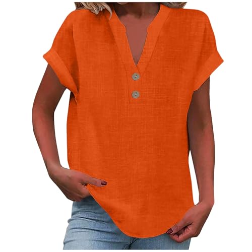 Befristetes Angebot,Leinenbluse Damen Elegante Kurzarm Baumwolle Leinen Tshirt Leinenshirt Oversized Lässiges Musselin Oberteile Button Down Hemdbluse Tunika Top Sommer Befristetes Angebot,Leinenbluse Damen Elegante Kurzarm Baumwolle Leinen Tshirt Leinenshirt Oversized Lässiges Musselin Oberteile Button Down Hemdbluse Tunika Top Sommer von Surttan