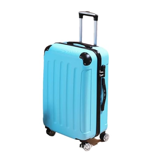 Herren und Damen Reisegepäck Business Trolley Koffer Spinner Boarding Reisekoffer, blau - peacock blue, 116 von Suwequest