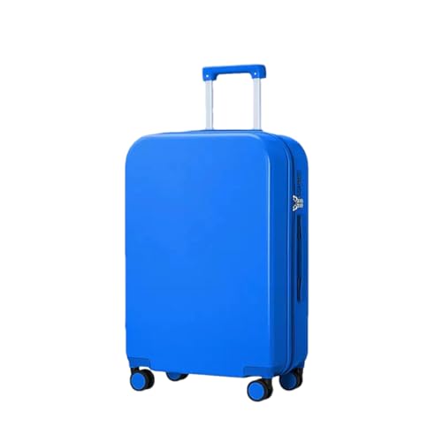 Reisegepäck Rollrad Hardside Damen Koffer Herren Trolley Koffer Große Kapazität Handgepäck, Klein Blau, 40,6 cm von Suwequest