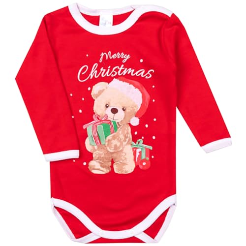 Svetli Unisex Baby Langarm Body | 100% Baumwolle | Babybody mit Aufdruck |Baby Body für Mädchen | Baby Bodys für Jungen | Baby Unisex Langarm Wickelbody (68, Pattern 1) von Svetli