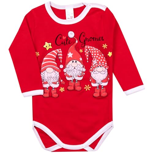 Svetli Unisex Baby Langarm Body | 100% Baumwolle | Babybody mit Aufdruck |Baby Body für Mädchen | Baby Bodys für Jungen | Baby Unisex Langarm Wickelbody (68, Pattern 2) von Svetli