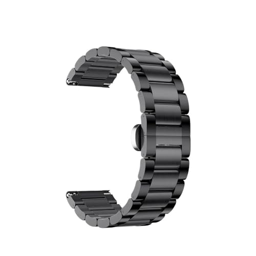 22-mm-Stahl-Smart-Uhrenarmband mit Schmetterlingsverschluss, Anzug for Geschäftsleute, passend for GW6, passend for GW5 Pro, passend for GW3 Pro, passend for GT5 Max, for Männer und Frauen (Color : B von Svincoter