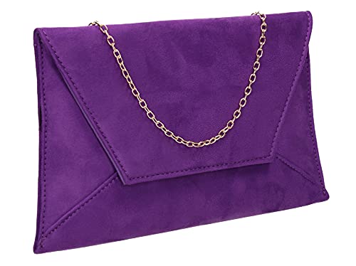 SwankySwans Damen Dorie Clutch-Tasche, violett von SwankySwans