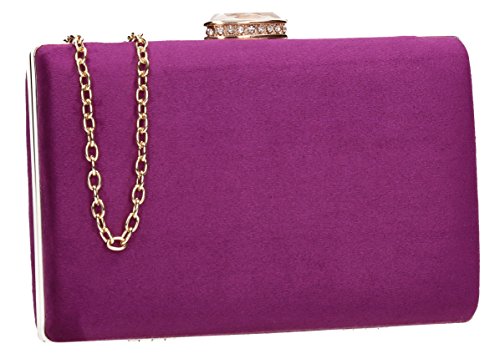 SwankySwans Damen Surrey Clutch-Tasche, violett von SwankySwans