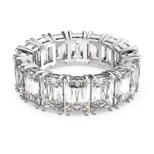 Swarovski Damen-Damenring Metall Kristall 58 Silber 32014691 von Swarovski