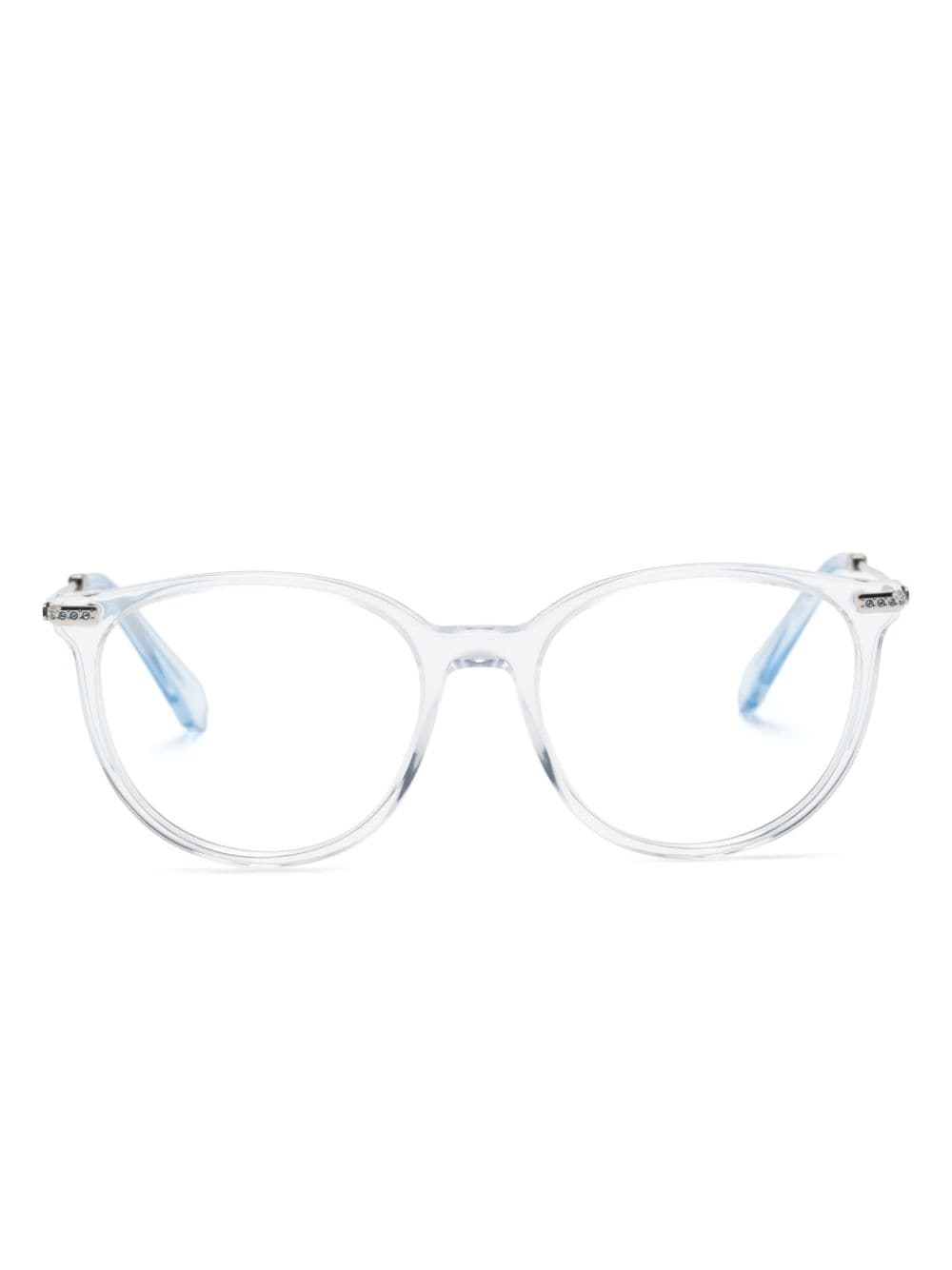 Swarovski Transparente Brille mit Kristallen - Silber von Swarovski