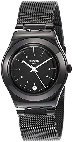 Swatch Damen Analog Quarz Uhr mit Edelstahl Armband YLB403M von Swatch