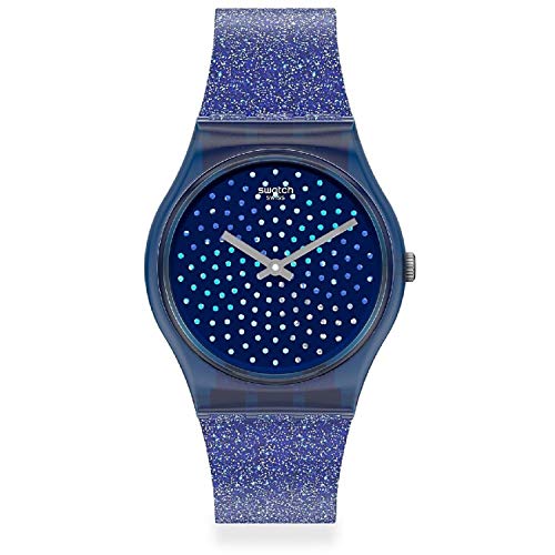 Swatch GN270 Armband-Uhr Blumino Analog Quarz Silikon-Armband von Swatch