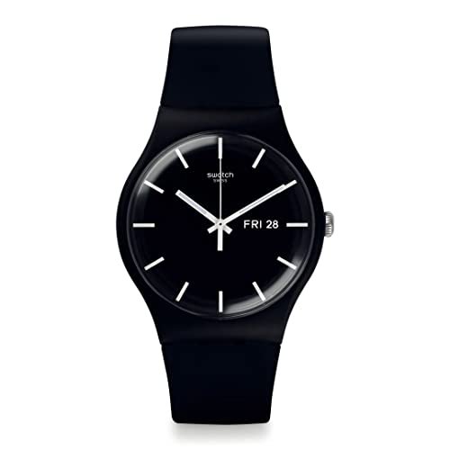 SWATCH Mono Black Again Armbanduhr SO29B704 von Swatch