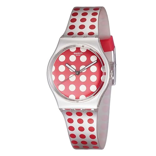 Swatch Quarzuhr Unisex Red Flush 34 mm von Swatch