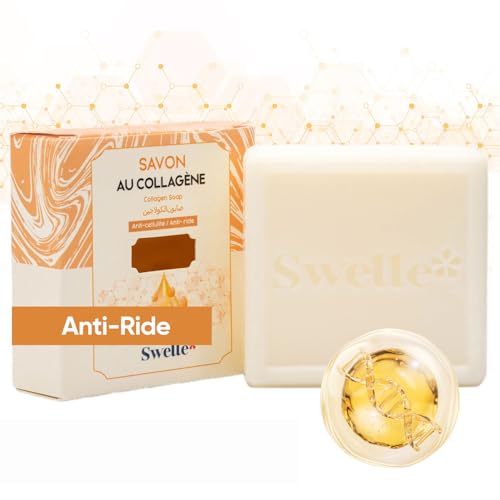 SWELLE Seife Collagen Masken Beauty Duschbrocken 100gr 1 Seife Stück | Body, Face Care, Hand Soap | Natur Duschseife Männer Frauen | Naturseife Bio - Duschseife Damen Männer SWELLE Seife Collagen Masken Beauty Duschbrocken 100gr 1 Seife Stück | Body, Face Care, Hand Soap | Natur Duschseife Männer Frauen | Naturseife Bio - Duschseife Damen Männer von Swelle